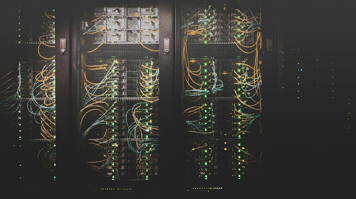 Managed Linux server racks in datacenter
